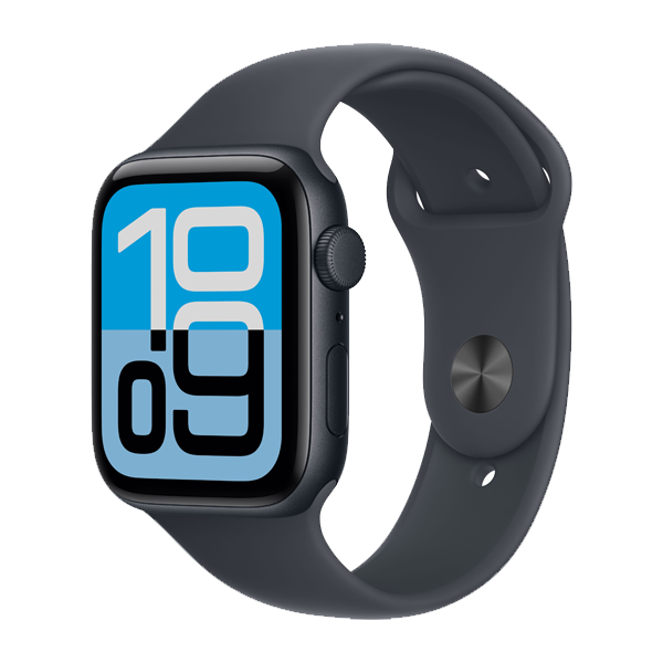 Apple Watch SE 3 GPS 44mm Starlight Aluminium Case with Starlight Sport Band - S/M (IWSE3GPS44STLALMEHG4)