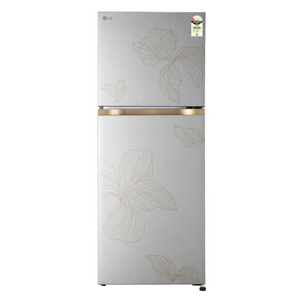 LG 225L Double Door Refrigerator with Smart Mode, Auto Smart Connect, Smart Inverter Compressor 1 Star (GLT2216WYRI)