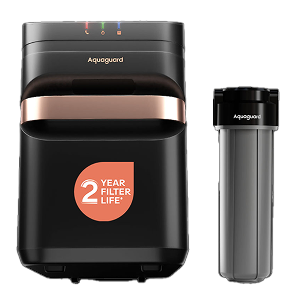 Aquaguard Aspire Designo 2X UTC UV + UF Water Purifier (2 Year Filter Life, With Mega Sediment Filter, AGASPIREDESUTCUVUF2X)