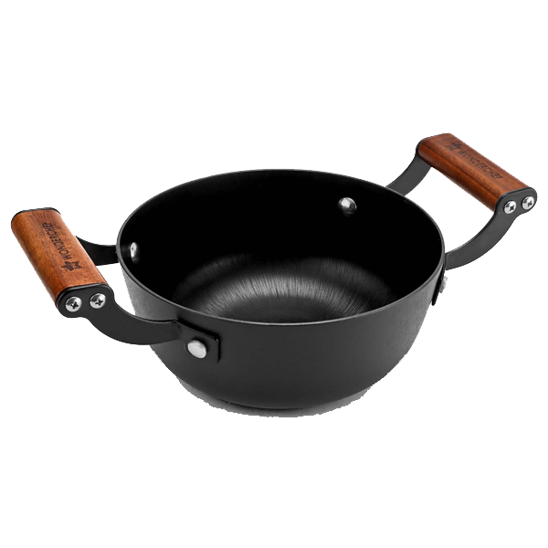 Wonderchef 18cm Ferro Light-Weight Cast-Iron Deep Kadhai (WCIDKHFERROCAST18CM)