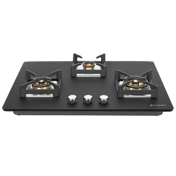 Faber BELLA HT 753 BR AI FFD Glass Top 3 Burner Automatic Hob (Flame Failure Device, Black, BELLAHT753BRAIFFD)