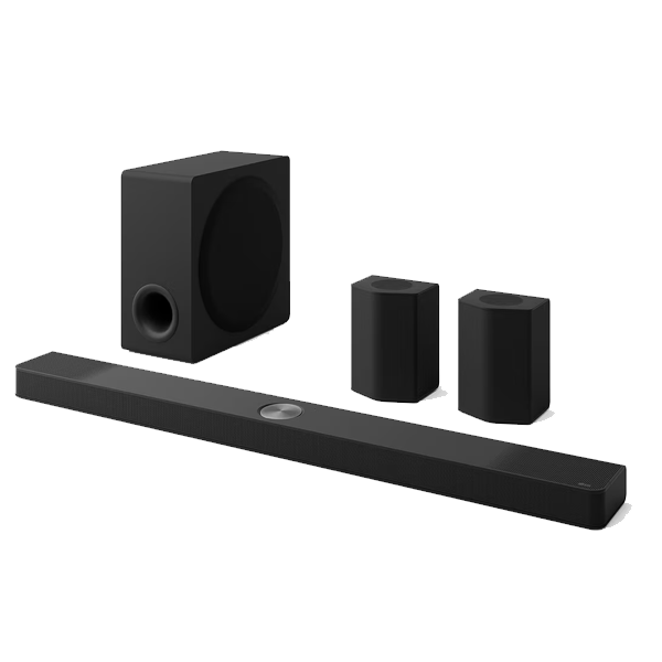 LG Home Theater Soundbar with 9.1.5 channel, Surround Sound and Rear Speakers (Black, S95TR)