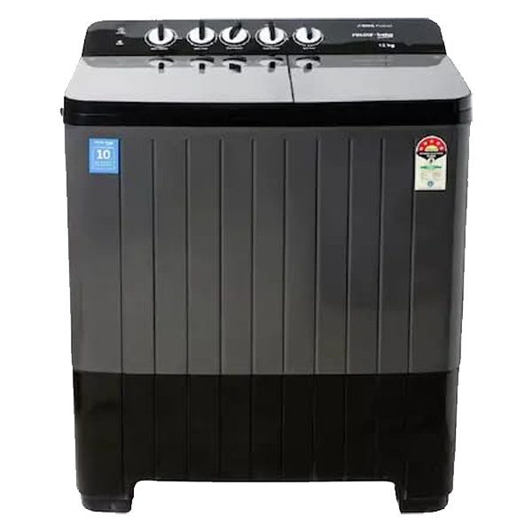 Voltas Beko 12 Kg 5 Star Semi-Automatic Top Loading Washing Machine (WTT12UEABKSSDG5)