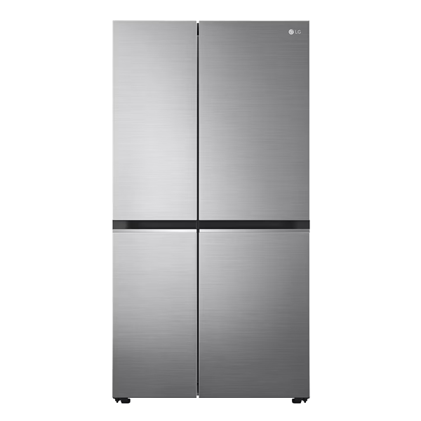 LG 650 Ltr Side-by-Side Refrigerator with Smart Inverter Compressor (Shiny Steel Finish, GLB257EPZ3)