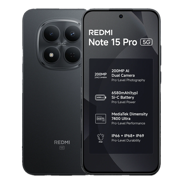 Redmi Note 15 Pro 5G 8GB RAM, 128GB (RN15PRO5G8128GB)