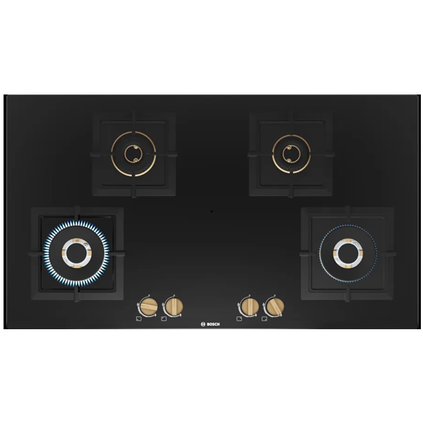 Bosch Series 4 Gas hob 90 cm Black (PNF9B6F20I)