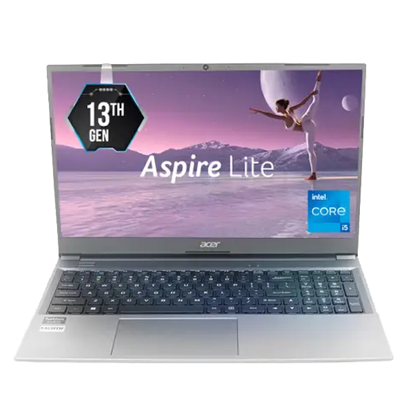 Acer Aspire Lite Laptop (13th Gen Core i3-1305U/ 8 GB RAM/ 512GB SSD /15.6 Inch FHD Display /Win 11 /MS Office /ACERUN34ESI005CI3)