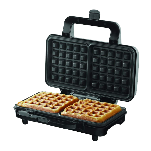 Borosil 1000W Neo Waffle Maker (Non-Stick Coating Plates Opens to 90°, BRSTNEOWAFFLEMAKER)