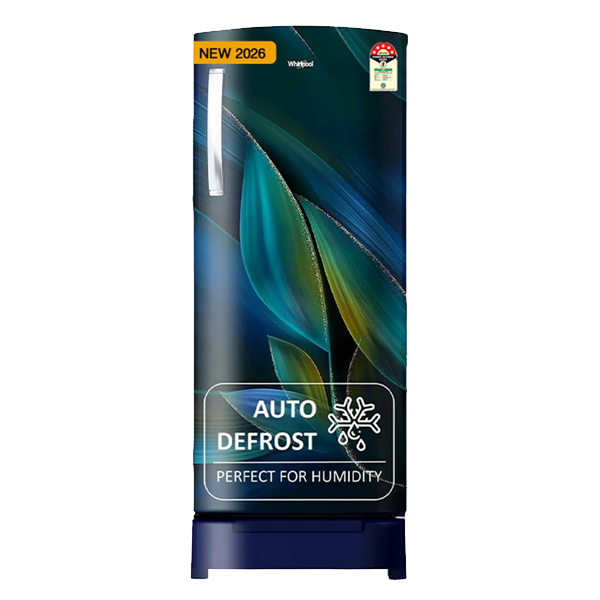 Whirlpool 236 L 5 Star Frost Free Inverter Direct-Cool Single Door Refrigerator Blue Velvet-Y (260IMPROPLSROY5SIBVY)
