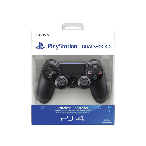 Sony DualShock 4 Wireless Controller Gamepad (Black, For PS4) (PS4DUALSHOCKBLACKNEW)