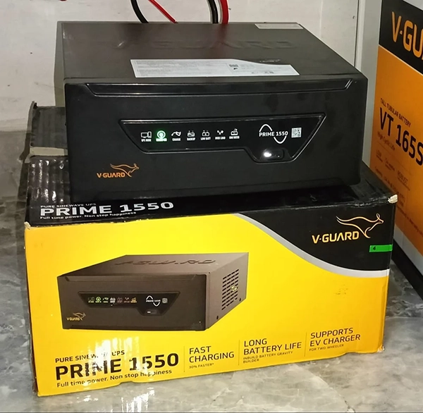 VGuard Prime 1550, 1300 VA, 910 Watt, 12V sine Wave Inverter (PRIME1550)