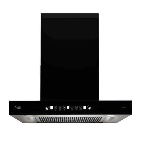 Preethi Chimney Alcor With Aluminium Duct (Black, ALCORKH317)