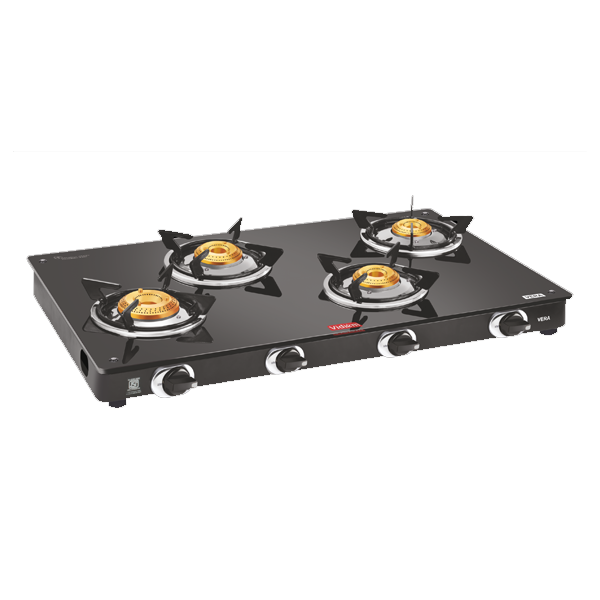 Vidiem VERA 4 BURNER GAS STOVE (VIDIEMVERA4B)