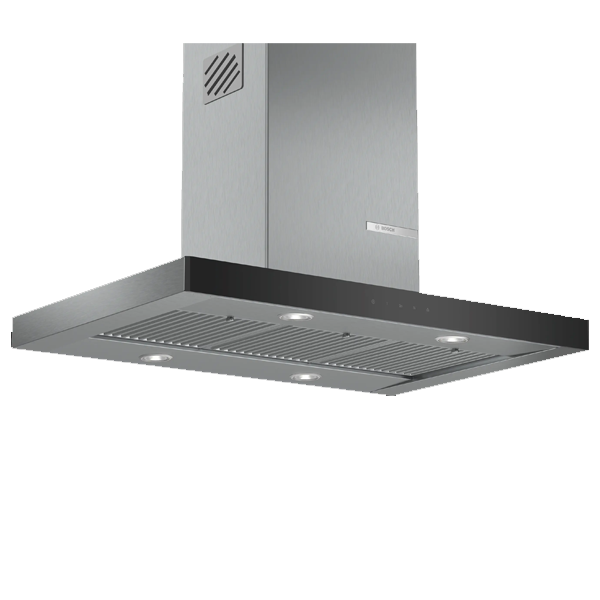 Bosch 90 cm Island Chimney Supra Glass Serie-4 Stainless Steel (DIB098G50I)