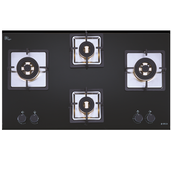 Elica 90 cm 4 Burner Hob Direct Flame Series (INDFLEXIFB491DXDFS)