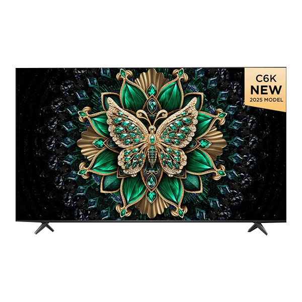 TCL 75 Inch QLED-MiniLED TV Smart Google TV, 4K Resolution (TCL75C6K)