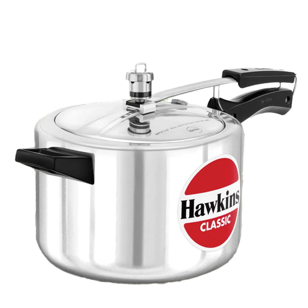 Hawkins Classic 5 Litre (CL50) Pressure Cooker (Aluminium, HKSCL50ALU5L)