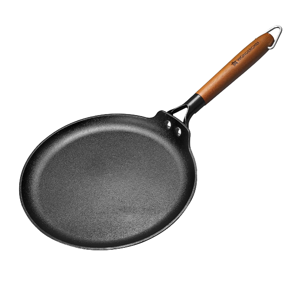 Wonderchef Ferro Light-Weight Cast-Iron Dosa Tawa 28cm Pre-Seasoned with 100% Vegetable Oil (WCIDTFERROCAST28CM)
