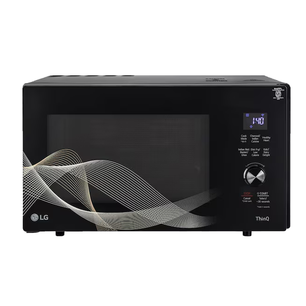 LG 28L Charcoal Convection Microwave Oven with Air Fry Technology (MJEN286UHWF)