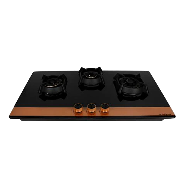 Faber Utopia Pro HT 903 BR CI Toughened Glass Top 3 Burner Automatic Electric Hob (Flame Failure Device, Black, UTOPIAPROHT903BRCI)