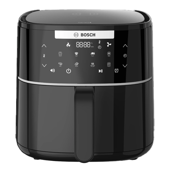 Bosch CrispMaxx Series 2 4 Litre 1350W Black Air Fryer with Baking Tray & 6 Cooking Presets (MAF240B5IN)