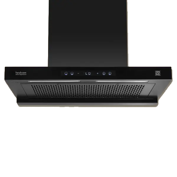 Hindware DARCIA BLDC 90 1500 m³/hr Filterless Auto Clean Kitchen Chimney With 9 Speed Motion Sensor & Touch Control (DARCIA90CMBLDC)