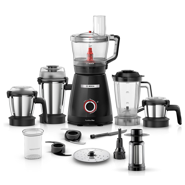 Bosch PureMixx Plus 800W Powerful Mixer Grinder (MP8515A1KI)