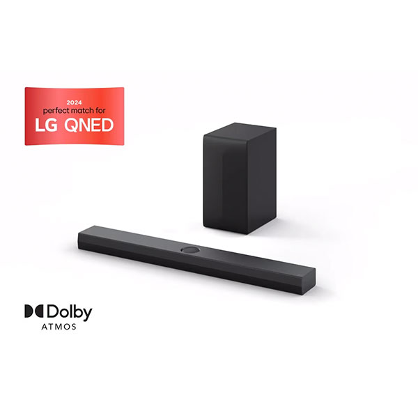 LG 400W Bluetooth Soundbar with Remote (S70TY, Dolby Digital, 3.1.1 Channel, Black)