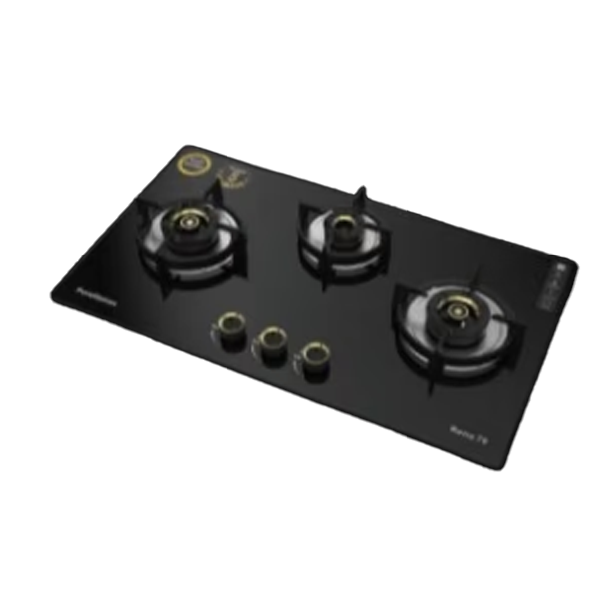 Pureflames RENO 70 Hob Toughened Glass ,Black (RENO703B)
