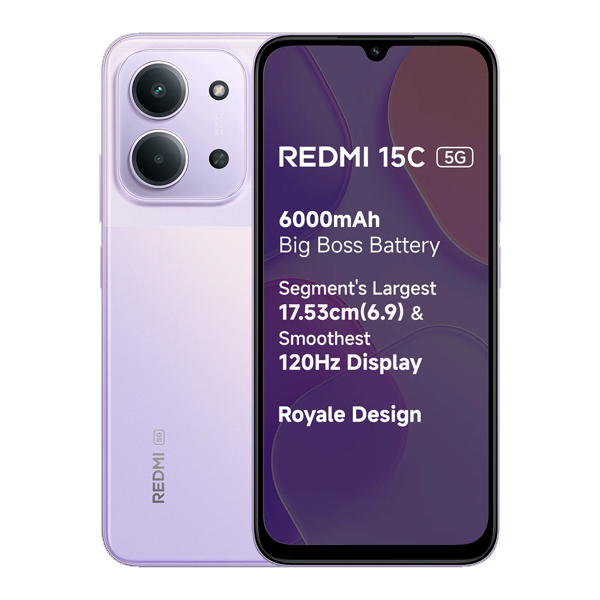 Redmi 15C 5G (4GB RAM, 128GB, R15C5G4128GB)