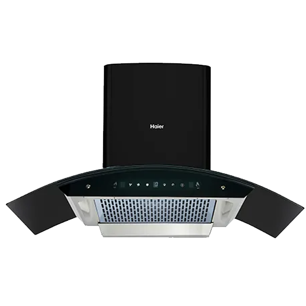 Haier G Auto Clean Wall Mounted Black 1200 CMH Chimney (HIHG90HMN)
